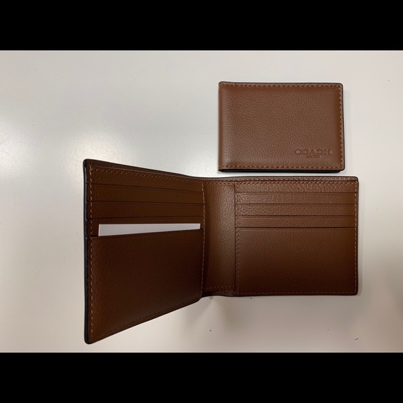 COACH Men’s Double-Billfold Wallet - Picture 6 of 8